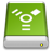 Drive Green FireWire Icon 48x48 png